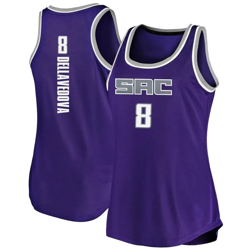 Fast Break Purple Matthew Dellavedova Women's Sacramento Kings Fanatics Branded Tank Jersey - Icon Edition