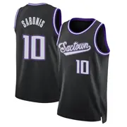 Swingman Black Domantas Sabonis Men's Sacramento Kings Nike 2021/22 Icon Edition Jersey