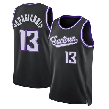 Swingman Black Georgios Papagiannis Youth Sacramento Kings Nike 2021/22 Icon Edition Jersey
