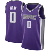 Swingman Purple Malik Monk Men's Sacramento Kings Nike Jersey - Icon Edition