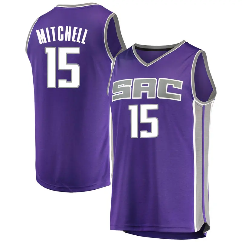 Purple Davion Mitchell Youth Sacramento Kings Fanatics Branded Fast Break Jersey - Icon Edition